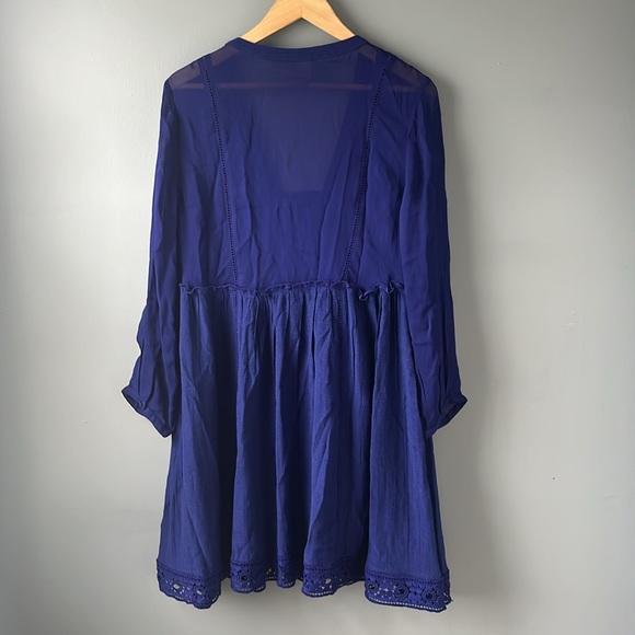 Anthropologie Vanessa Virginia North Star Sheer Boho Dress - Picture 10 of 13